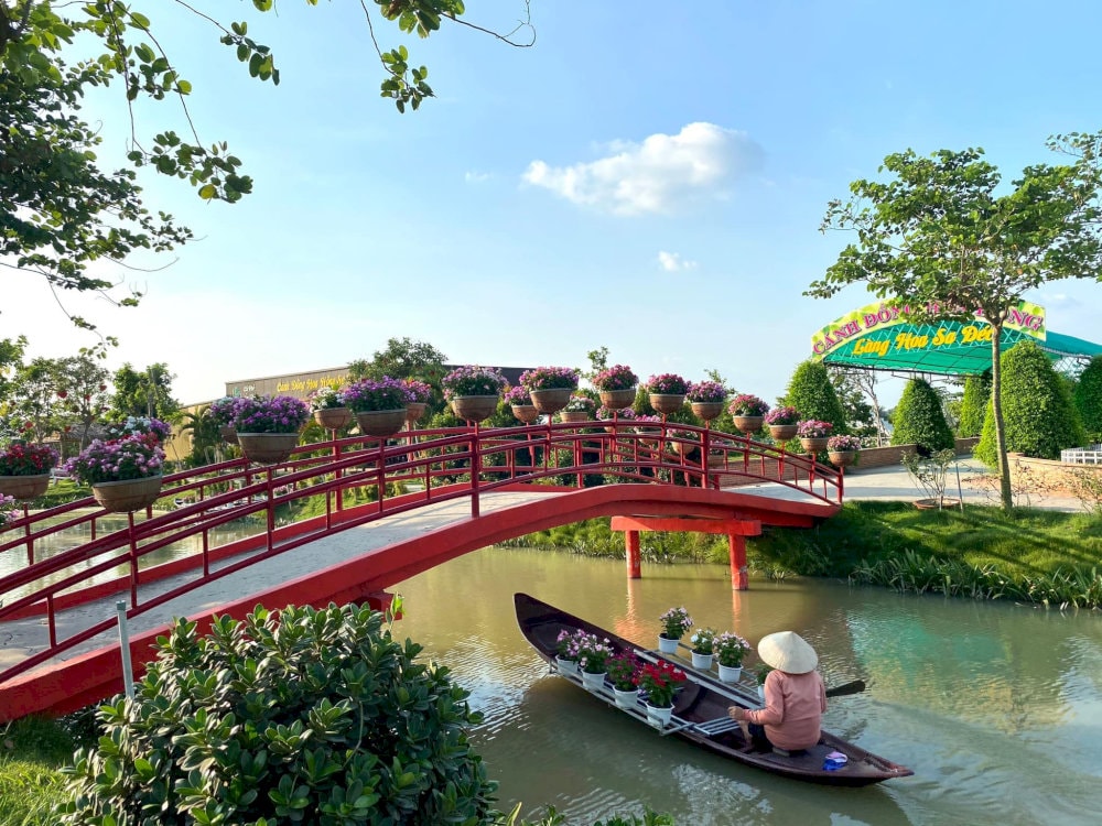 Không gian yên bình tại khu du lịch